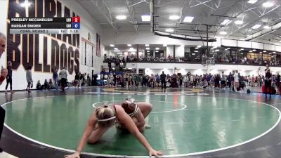 160A Cons. Round 2 - Presley McCandlish, Lock Haven vs Raegan Snider, Lock Haven