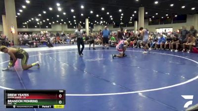 190 lbs Round 1 (32 Team) - Brandon Mohring, PWC vs Drew Yeates, Gator Dawgs