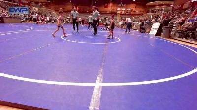 52-58 lbs Rr Rnd 1 - Collin Gandee, North DeSoto Wrestling Academy vs Kohen White, Panther Youth Wrestling-CPR