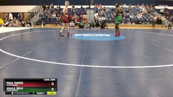 197 lbs Cons. Semi - Paul Parise, Muhlenberg vs Khalil Belk, Greensboro