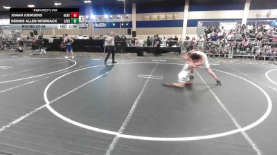 106 lbs Round Of 64 - Jonah Juergens, Ocrtc vs Dennis Allen-Wormack, Apex - Michigan