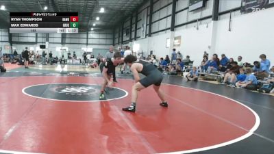 165 lbs 1 - Ryan Thompson, RALEIGH AREA WOLFPACK BLACK vs Max Edwards, GROUND UP USA