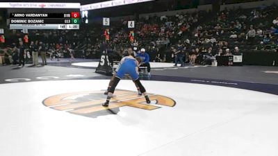 132 lbs Round Of 32 - Arno Vardanyan, Birmingham (LA) vs Dominic Bozanic, Gilroy (CC)