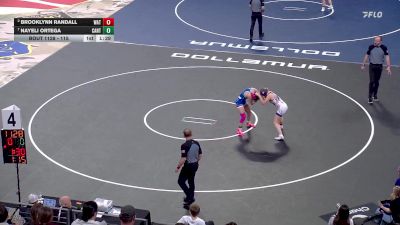 115 lbs Quarterfinal - Nayeli Ortega, Canton vs Brooklynn Randall, Watertown