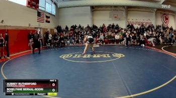 155 lbs Champ. Round 2 - Roselynne Bernal-Rodriguez, Basalt vs Aubrey Rutherford, Montezuma-Cortez