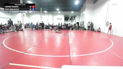 84 lbs Carter Hudson, Virginia vs Troy Migliaccio, New Jersey