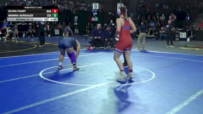 155 lbs Round Of 32 - Olivia Faust, Buchanan (CS) vs Marina Gonzalez, Steele Canyon (SD)