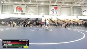 160 lbs 5th Place Match - Liam Dakin, Club Not Listed vs Janek Mejia, GPS Wrestling Club