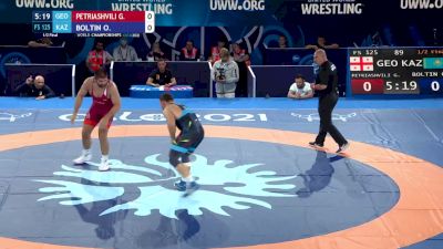 125 kg Semifinal - Geno Petriashvili, Georgia vs Oleg Boltin, Kazakhstan