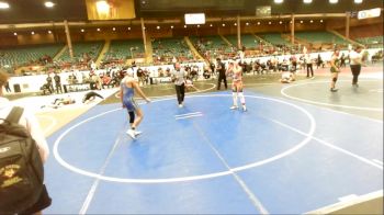 130 lbs Quarterfinal - Daniel Vigil, Taos JC Wrestling vs Angel Chavez, Mini Avengers