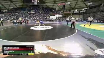 4A 138 lbs Cons. Semi - Collin Jack, Decatur vs Braydon Hanson, Tahoma