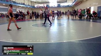 149 lbs Champ. Round 1 - Ben Grater, Wilkes vs Nicholas Paolucci, York (PA)
