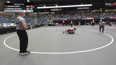 125 lbs Cons. Round 2 - 14 Matteo Vargo, Cumberlands vs Clemente Delgado, Graceland