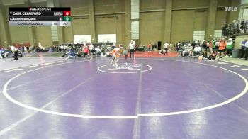 113 lbs Cons. Round 2 - Cade Crawford, Platte County vs Caeser Brown, Millard South
