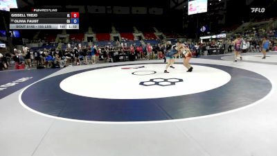 155 lbs Champ. Rd Of 128 - Gissell Trejo, AL vs Olivia Faust, CA