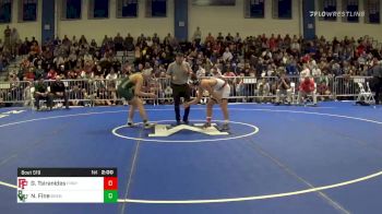 160 lbs Semifinal - George Tsiranides, Fairfield Prep vs Nick Fine, Bishop Hendricken