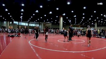110 lbs Round 3 (4 Team) - Lily Velasquez, BRAWL Black vs Addie Babcock, Alabama Elite Gold