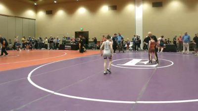 71 lbs Cons. Semis - Ash Henecker, RedNose vs Maxim Lascu, Elite Wrestling Academy