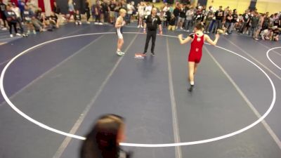 138 lbs Cons. Round 3 - Treyden Wright vs Bly Mettler, Wrestling Brotherhood