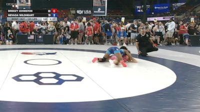 125 lbs Cons. Rd Of 32 - Breezy Johnston, Colorado vs Nevada Wildheart, Tennessee