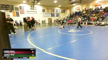 113 lbs Cons. Round 4 - Ayers Reich, Cathedral Catholic vs Sammy Ruiz, Redlands