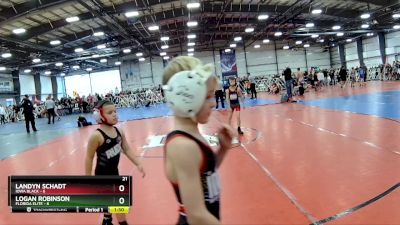 56 lbs Rd# 7- 10:45am Saturday Final Pool - Logan Robinson, Florida Elite vs Landyn Schadt, Iowa Black