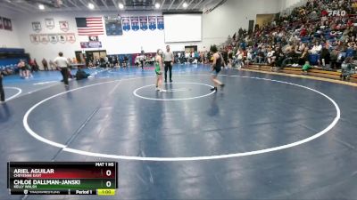 125 lbs Cons. Round 2 - Chloe Dallman-Janski, Kelly Walsh vs Ariel Aguilar, Cheyenne East