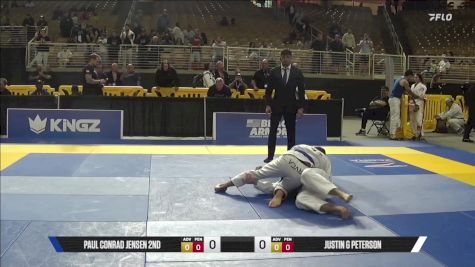 Justin G Peterson vs Paul Conrad Jensen 2nd 2025 Pan Jiu Jitsu IBJJF Championship