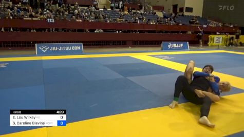 Emmy Lou Wilkey vs Sarah Caroline Blevins 2024 Pan IBJJF Jiu-Jitsu No-Gi Championship