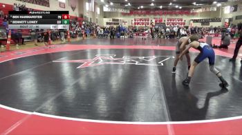 90 lbs Cons. Round 4 - Ben Hammarsten, Pinnacle Wrestling vs Bennett Loney, St. Croix Falls