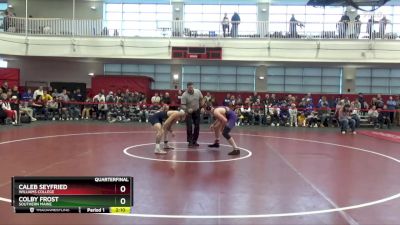 149 lbs Quarterfinal - Colby Frost, Southern Maine vs Caleb Seyfried, Williams College