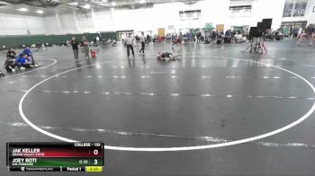 133 lbs Cons. Semi - Jak Keller, Grand Valley State vs Joey Roti, UW-Parkside