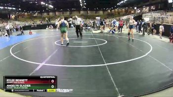 140 lbs Quarterfinal - Angelyn Glazier, Mckeel Wildcat Nation vs Rylee Bennett, Summit High School