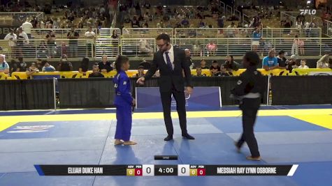 Messiah Ray Lynn Osborne vs Elijah Duke Han 2025 Pan Kids Jiu-Jitsu IBJJF Championship