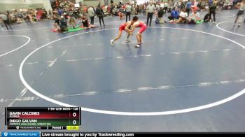 126 lbs Champ. Round 2 - Gavin Calcines, Florida vs Diego Galvan, Caprock High School Wrestling