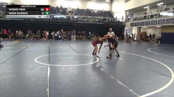 165 lbs Quarterfinal - Jason Valencia, Lassen College vs Vicente Tizoc, Victor Valley College