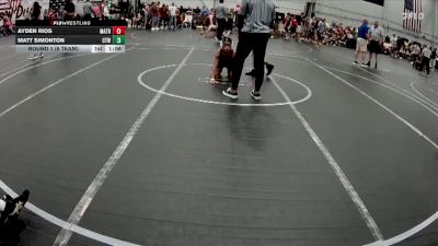 100 lbs Round 1 (6 Team) - Matt Simonton, CTWHALE vs Ayden Rios, Mat Assassins Red