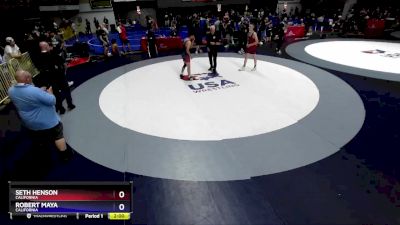 130 lbs Cons. Semi - Seth Henson, California vs Robert Maya, California