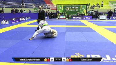 Gamila Kanew vs Simone De Abreu Pinheiro 2025 Brasileiro Jiu-Jitsu ...