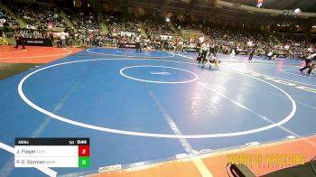 46 lbs Round Of 32 - Jasper Flager, Cleveland Take Down Club vs Preston O`Gorman, Nebraska Elite