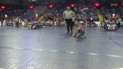 75 lbs Quarterfinal - Everett Pennington, Marion Center vs Reed Carlisle, Bentworth