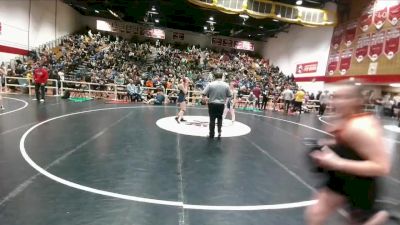 111-119 lbs Quarterfinal - Nikita Philliipson, Cody Middle School vs Delta Craft, Greybull MS