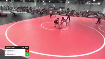 113 lbs Quarterfinal - Sajin Zacarias, Golden Boyz vs Johnny Becerra, Bakersfield Drillers