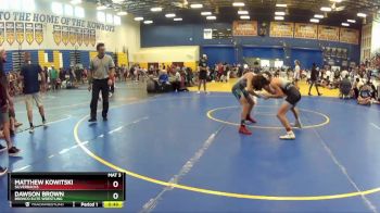 113 lbs Cons. Round 3 - Dawson Brown, Bronco Elite Wrestling vs Matthew Kowitski, Silverbacks