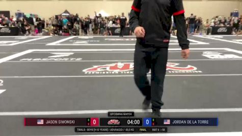 Jason Simonski vs Jordan De La Torre 2025 ADCC Orlando Open/Youth Trials