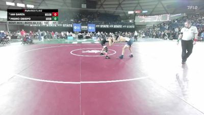 Boys 4A 113 lbs Cons. Round 4 - Pedro Obispo, Auburn Riverside vs Ian Garza, Moses Lake