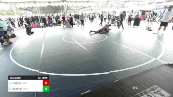 175 lbs Consi Of 16 #2 - Julian Hughes, Mojave WC vs Travis Coleman, Paloma Valley HS