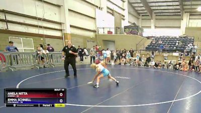 60 lbs Cross Bracket (8 Team) - Anela Nitta, Hawaii vs Emma Schnell, Colorado