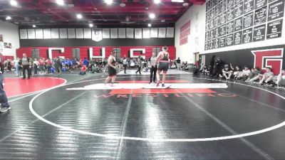 285 lbs Round 4 (12 Team) - Lucas Hartley, American Falls vs Hyrum Mitton, Kimberly High School