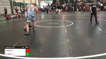 200 lbs Quarterfinal - Bryan Baxter, Republic County vs Shay Jones, Pine Creek High School